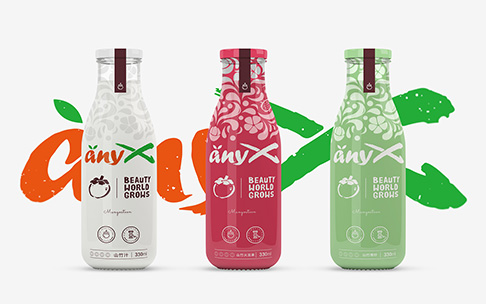 anyX山竹汁果汁 | 饮料食品包装设计